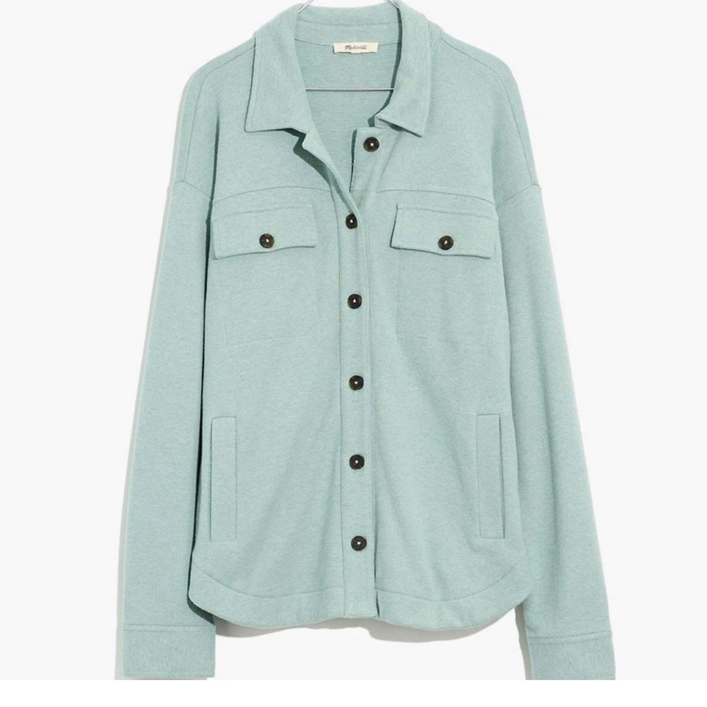 Madewell Brushed Knit Shirt-Jacket